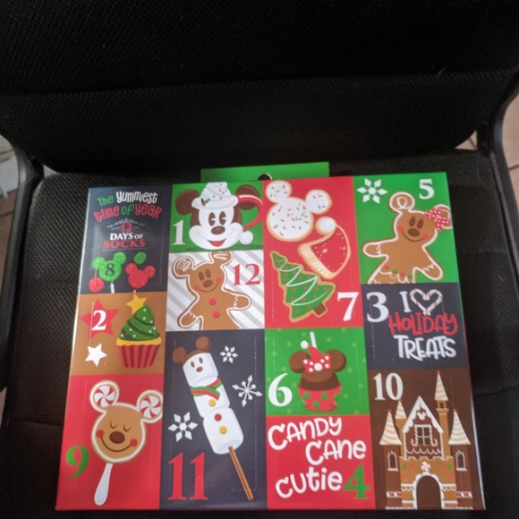 Disney Accessories - 2019 Disney Parks Christmas 12 Days of Socks Snack